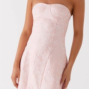 Peppermayo So Stylish mini   Pink Strapless Dress 0